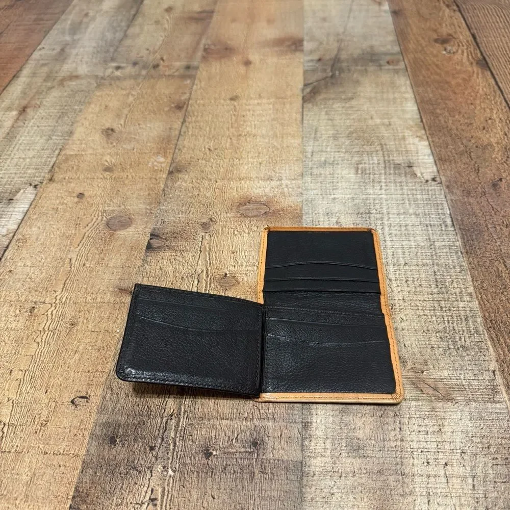 Nocona leather men’s trifold wallet brown / tan
